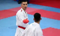 نعمتی به مدال نقره کاراته آسیا دست یافت