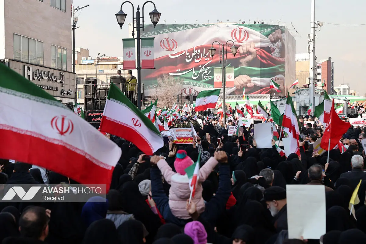 حضور دکتر مسعود پزشکیان در اجتماع عظیم مردم تهران علیه عناصر آشوبگر