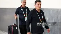 اتوبوس تیم ملی به ورزشگاه رسید
