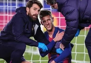 هافبک بارسلونا خانه‌نشین شد