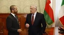 دیدار وزیر خارجه عمان با همتای ایتالیایی در آستانه مذاکره رم