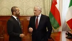 دیدار وزیر خارجه عمان با همتای ایتالیایی در آستانه مذاکره رم