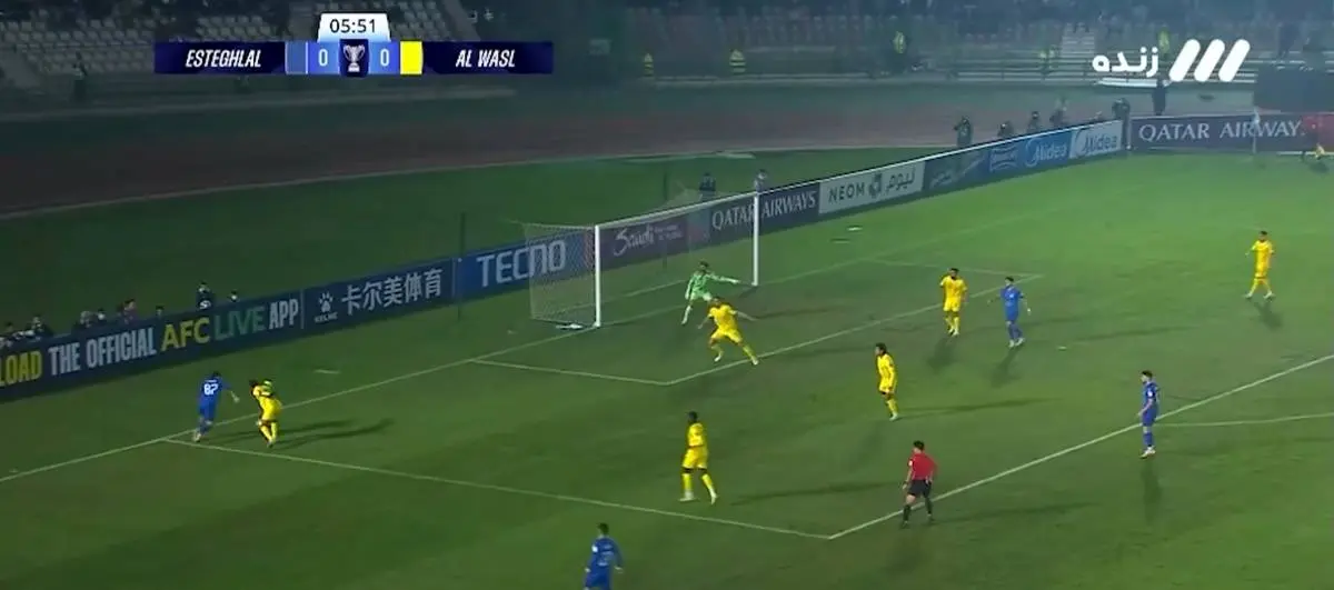 خلاصه بازی استقلال مقابل الوصل