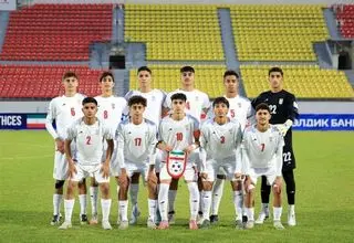  دیدار دوستانه  تیم فوتبال نوجوانان ایران در مقابل قرقیزستان  و دومین برد ایران