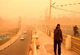تداوم وزش باد و گرد و خاک در اکثر استان‌ها