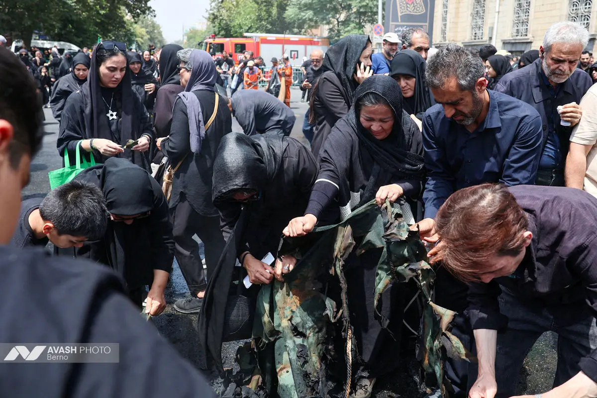 خیمه سوزان ظهر عاشورا - چهارراه گلوبندک