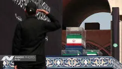 خودروی حامل پیکر رهبر شهید در «آزادی» متوقف شده است‌