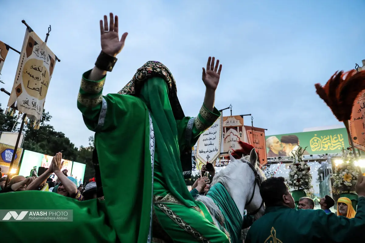 اجتماع ۵ کیلومتری امام رضایی‌ها در تهران