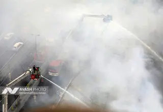 علت آتش سوزی بازارچه جنت‌آباد اعلام شد