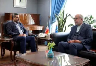 دیدار مشاور وزارت امور خارجه با مدیرعامل بنیاد رودکی