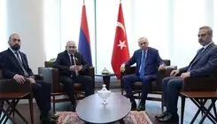 دیدار اردوغان و پاشینیان درباره عادی‌سازی روابط ترکیه و ارمنستان