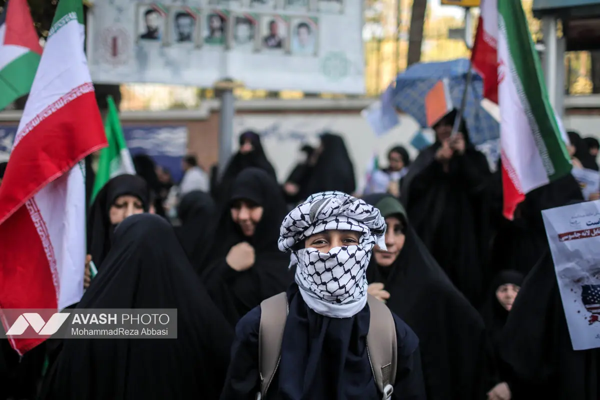 راهپیمایی گرامیداشت روز ۱۳ آبان - تهران