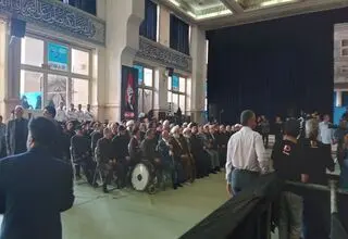 آیین بزرگداشت چهلم امام شهید در مصلی تهران
