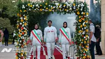 مراسم بدرقه کاروان های ورزشی اعزامی به بازی‌های کشورهای اسلامی ریاض و بازی‌های آسیایی جوانان بحرین