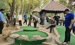 قطار لیگ مینی گلف تهران به مقصد رسید