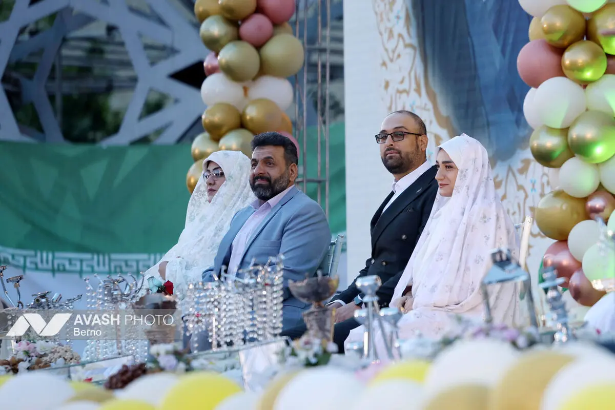 جشن پیوند آسمانی زوج‌های جان‌فدای ایران