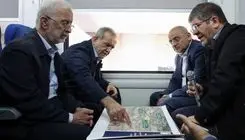  پزشکیان از خطوط راه آهن حومه‌ای استان تهران بازدید کرد