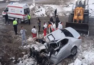 حادثه دلخراش در محور کندوان با ۳ فوتی