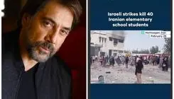 واکنش‌ها به جنایت در مدرسه میناب/ فیلمی که بازیگر برنده اسکار اسپانیایی منتشر کرد  