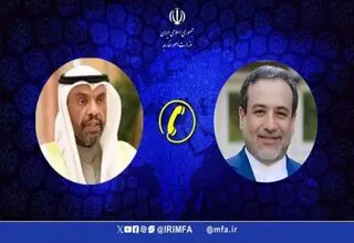 گفتگوی تلفنی وزرای خارجه جمهوری اسلامی ایران و کویت