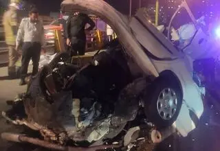 مرگ هولناک دختر و پسر تهرانی در تصادف+ عکس