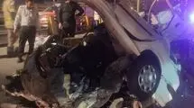 مرگ هولناک دختر و پسر تهرانی در تصادف+ عکس