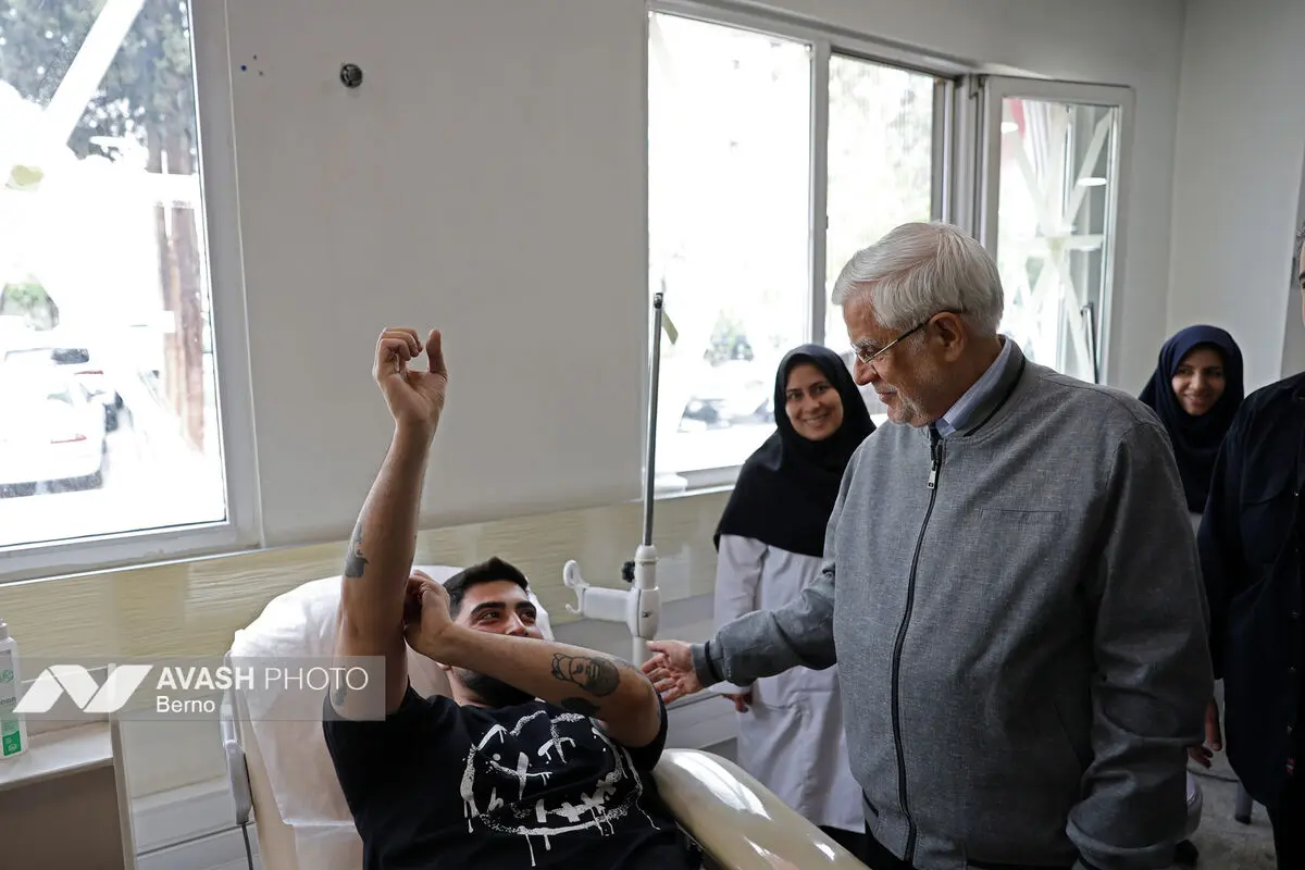 بازدید معاون اول رییس جمهور از سازمان انتقال خون