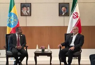 دیدار پزشکیان با نخست وزیر اتیوپی