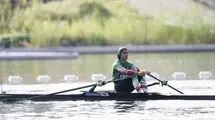 مدال طلای مجلل در روئینگ قهرمانی آسیا