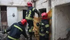 مهار آتش‌سوزی ۳ منزل مسکونی