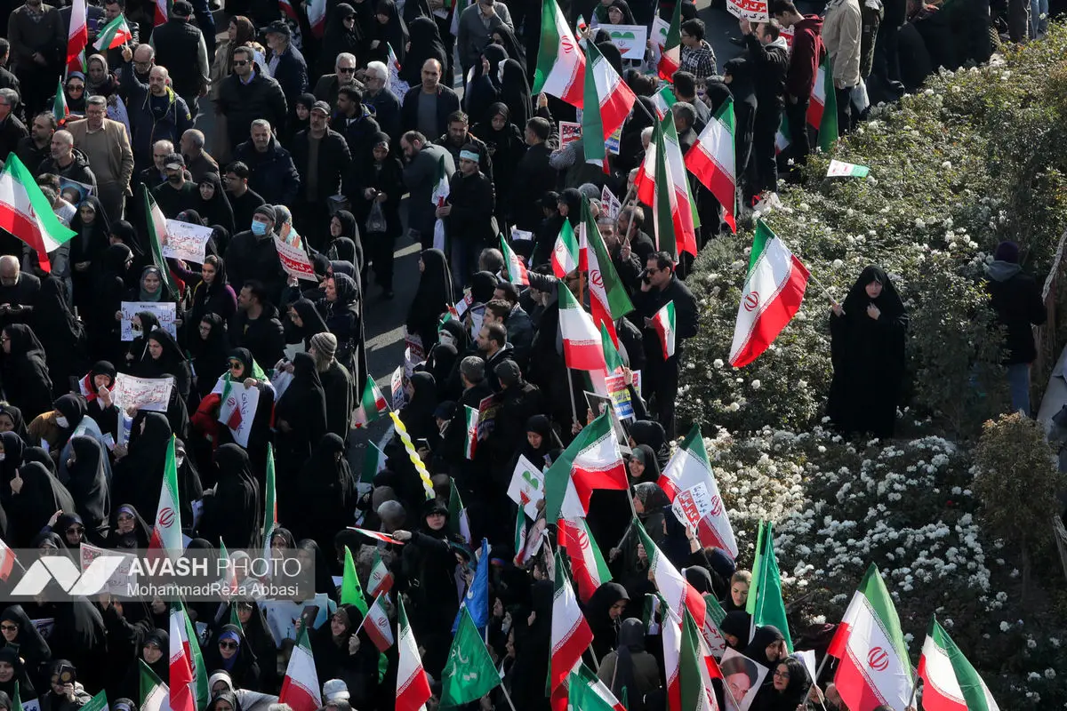 راهپیمایی محکومیت اقدامات تروریستی آمریکا و رژیم صهیونیستی علیه ملت ایران - تهران