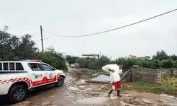 امدادرسانی هلال‌‌احمر قائم‌شهر به ۵۲ سیل‌زده