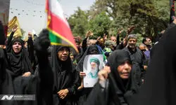 دسته عزاداری مردمی دانشجویی ظهر تاسوعادر تهران