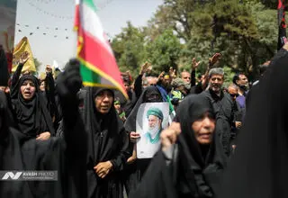دسته عزاداری مردمی دانشجویی ظهر تاسوعادر تهران
