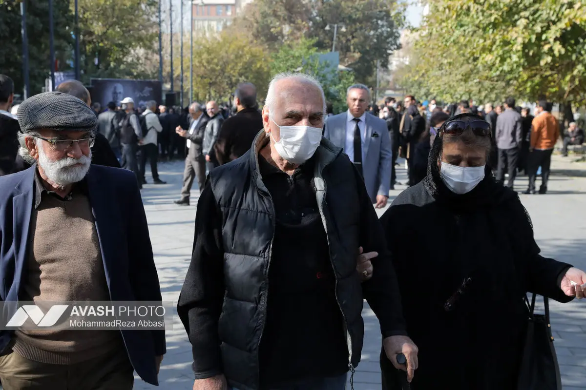 مراسم تشییع پیکر هادی مرزبان