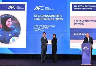برترین مربی زن جوان سال آسیا زهره جعفری شد