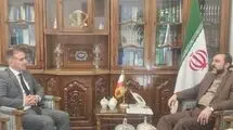 سفیر آذربایجان در مورد دریای خزر با معاون عراقچی دیدار کرد