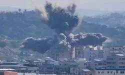 لحظه بمباران شدید جنوب لبنان توسط اسرائیل/ فیلم