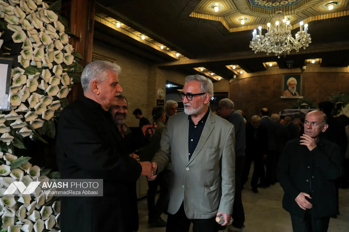 مراسم ترحیم سیدمحمد تاج‌زاده