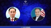 گفتگوی تلفنی وزرای خارجه جمهوری اسلامی ایران و ویتنام