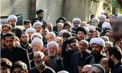 گریه‌های کاظم صدیقی در مراسم تشییع پسرش 