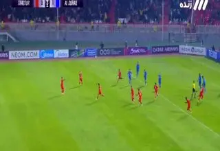 گل اول تراکتور مقابل الدحیل توسط شجاع خلیل‌زاده + ویدیو