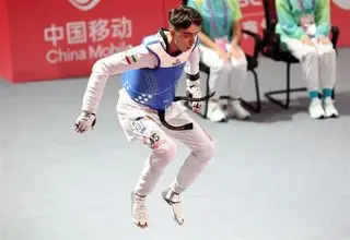 صعود حاجی‌موسایی به مرحله یک‌چهارم نهایی تکواندو قهرمانی جهان