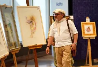 «تبسم بهار» نمایش آثار هنرجویان در کنار پیشکسوت