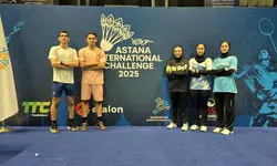 حضور تیم‌ملی بدمینتون ایران در چلنج بین‌المللی آستانه ۲۰۲۵