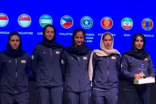 باخت تنیس دختران به جزایر پاسیفیک