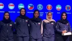 باخت تنیس دختران به جزایر پاسیفیک