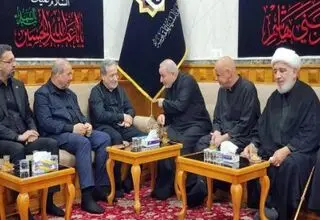 تصاویری از عراقچی در راهپیمایی اربعین