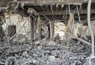 پهپادی که آموزشگاه موسیقی را ویران کرد