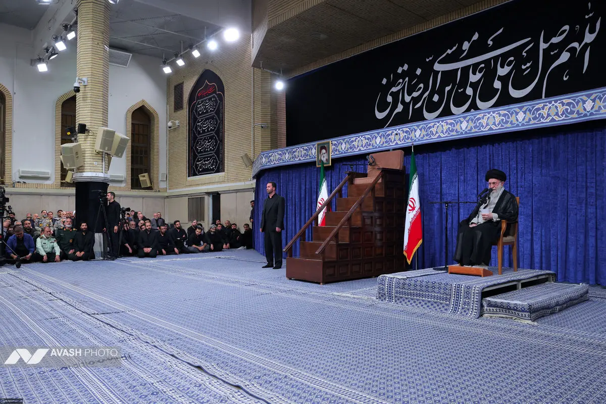 عزاداری شهادت امام رضا (ع) با حضور رهبر انقلاب